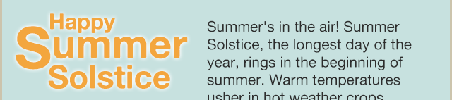 Happy Summer Solstice