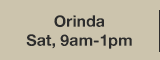Orinda, Sat. 9-1pm