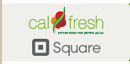 We are proud to offer Cal Fresh and Square at our Markets