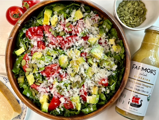Kale And Lettuce Summer Salad